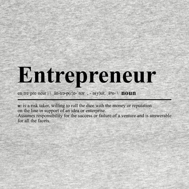 Entrepreneur Definition | Motivational Quote by Inspirify